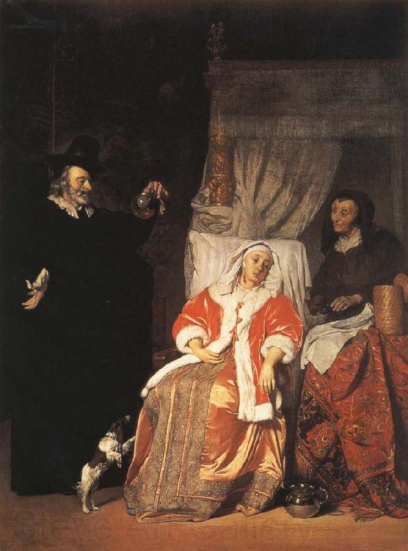 Gabriel Metsu Visit of the Physician France oil painting art